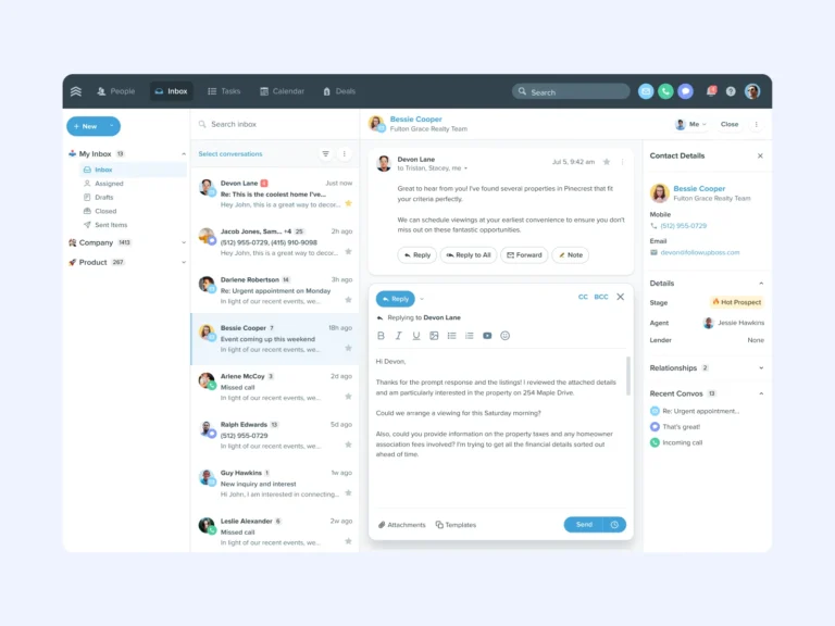 SaaS dashboard UI mockup